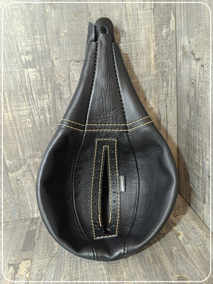 Чехол груши силомера кожаный чёрный