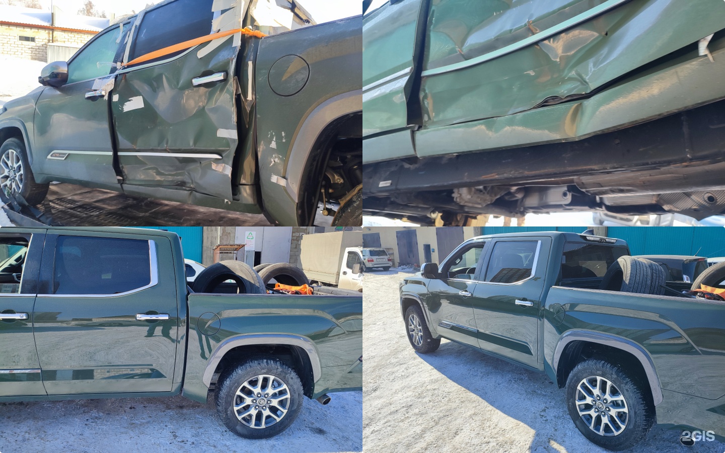 Toyota Tundra после кузовного ремонта дверей и грузового отсека