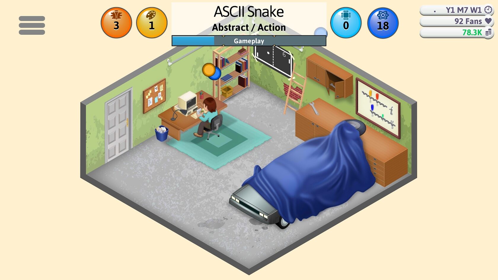 Game preview for Game Dev Tycoon
