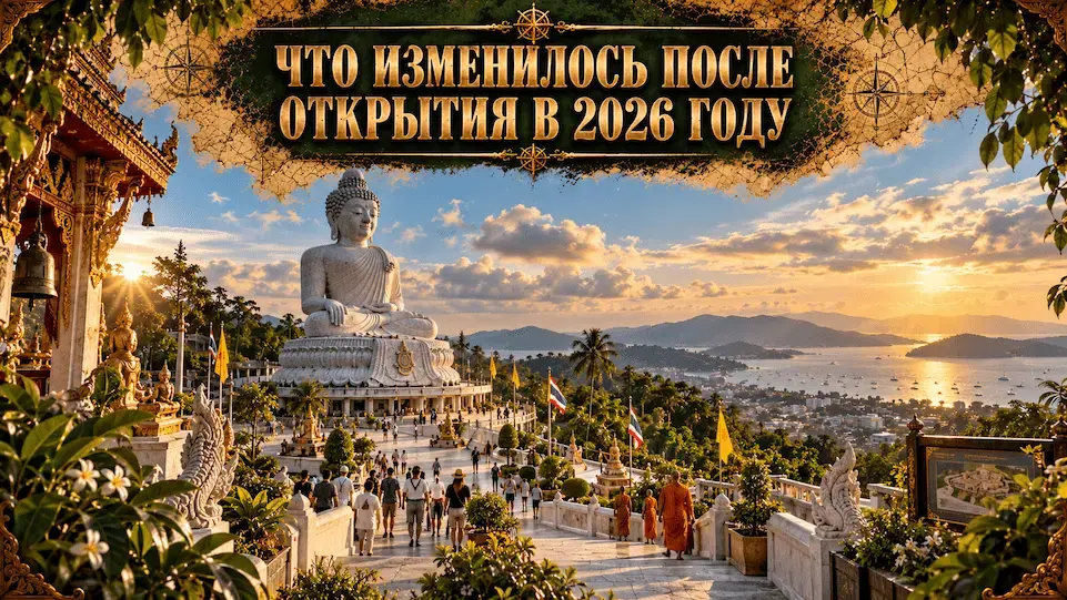 Большой Будда Пхукета после открытия в 2026 году — обновлённая территория и посетители