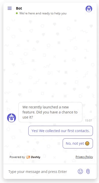 customer feedback chatbot
