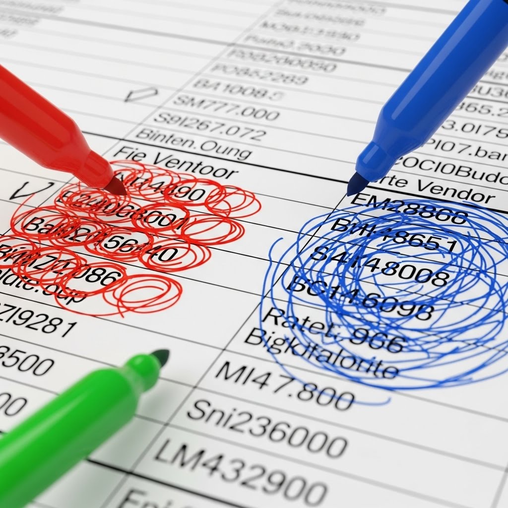 Manual Comparison of Vendor Proposals