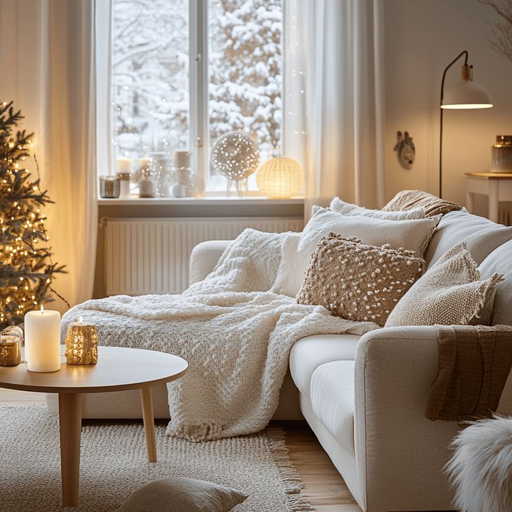 Новогодний интерьер комнаты