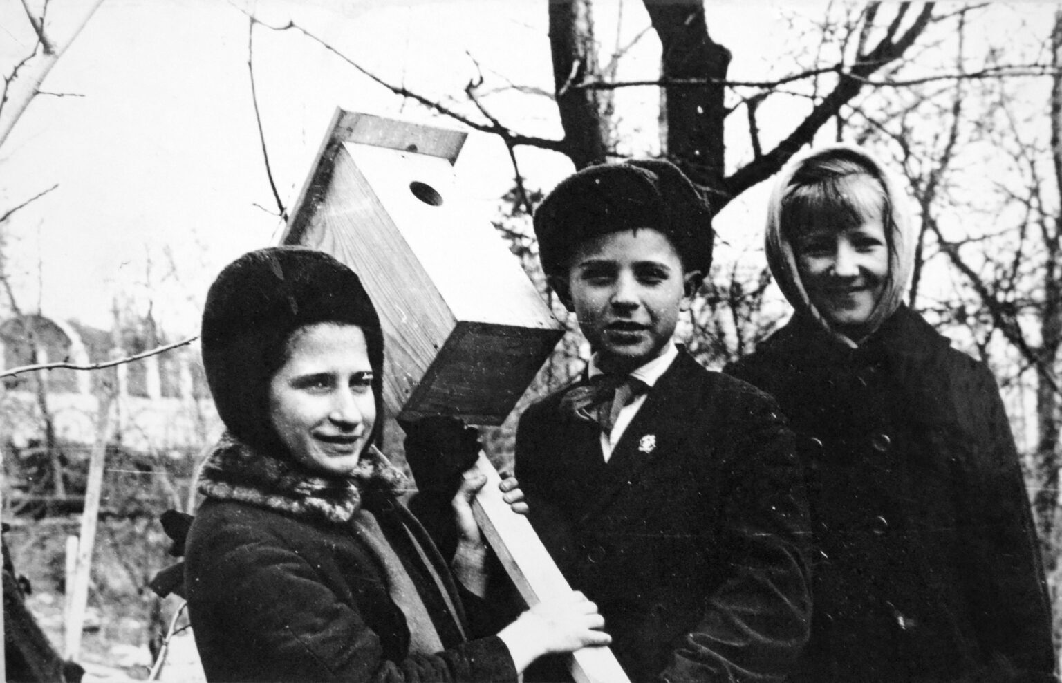 Юннаты городской станции юных натуралистов 1950-е годы