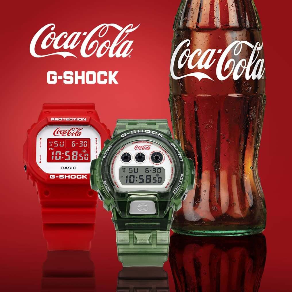 Casio G-Shock x Coca-Cola GA-2100CC-3A — яркая серия 2026