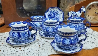 гжель фарфор изделия фабрики Гжель культурный код России