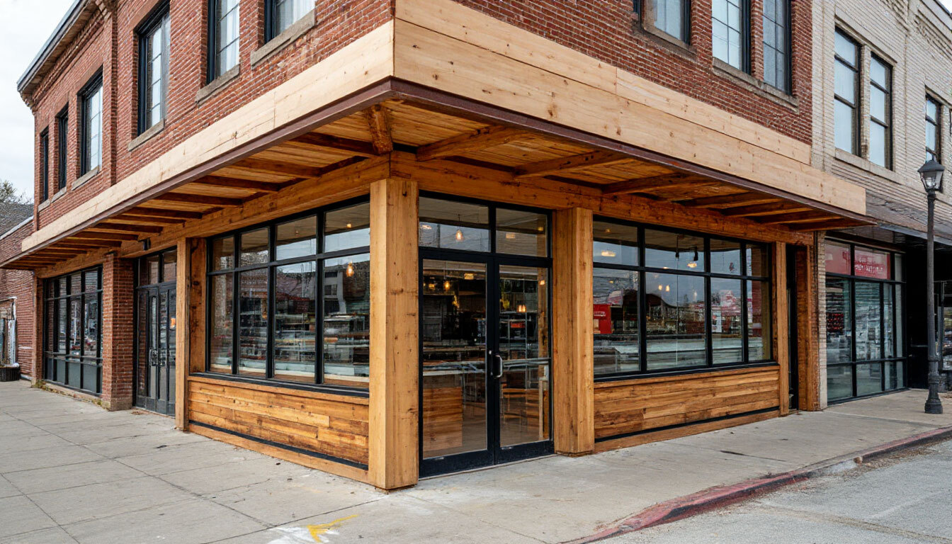 Строительство магазина сэндвич