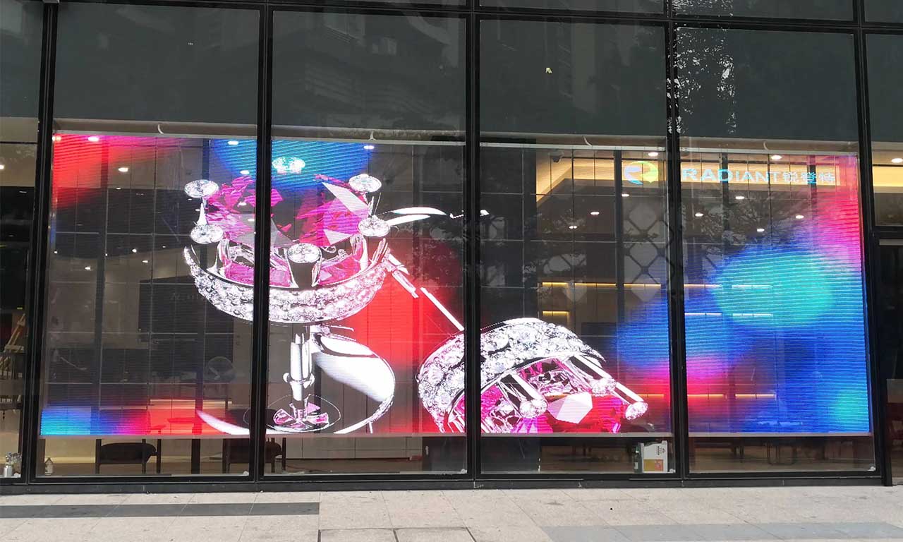 LED-плёнка для оформления прилавков и витрин