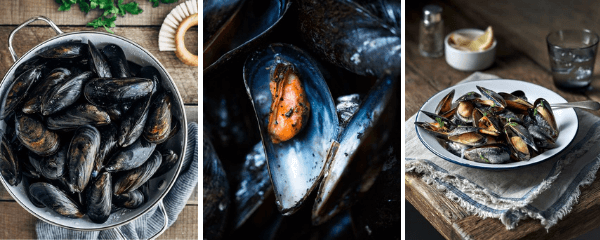 Ароматные мидии на сковороде – пошаговый рецепт приготовления с фото