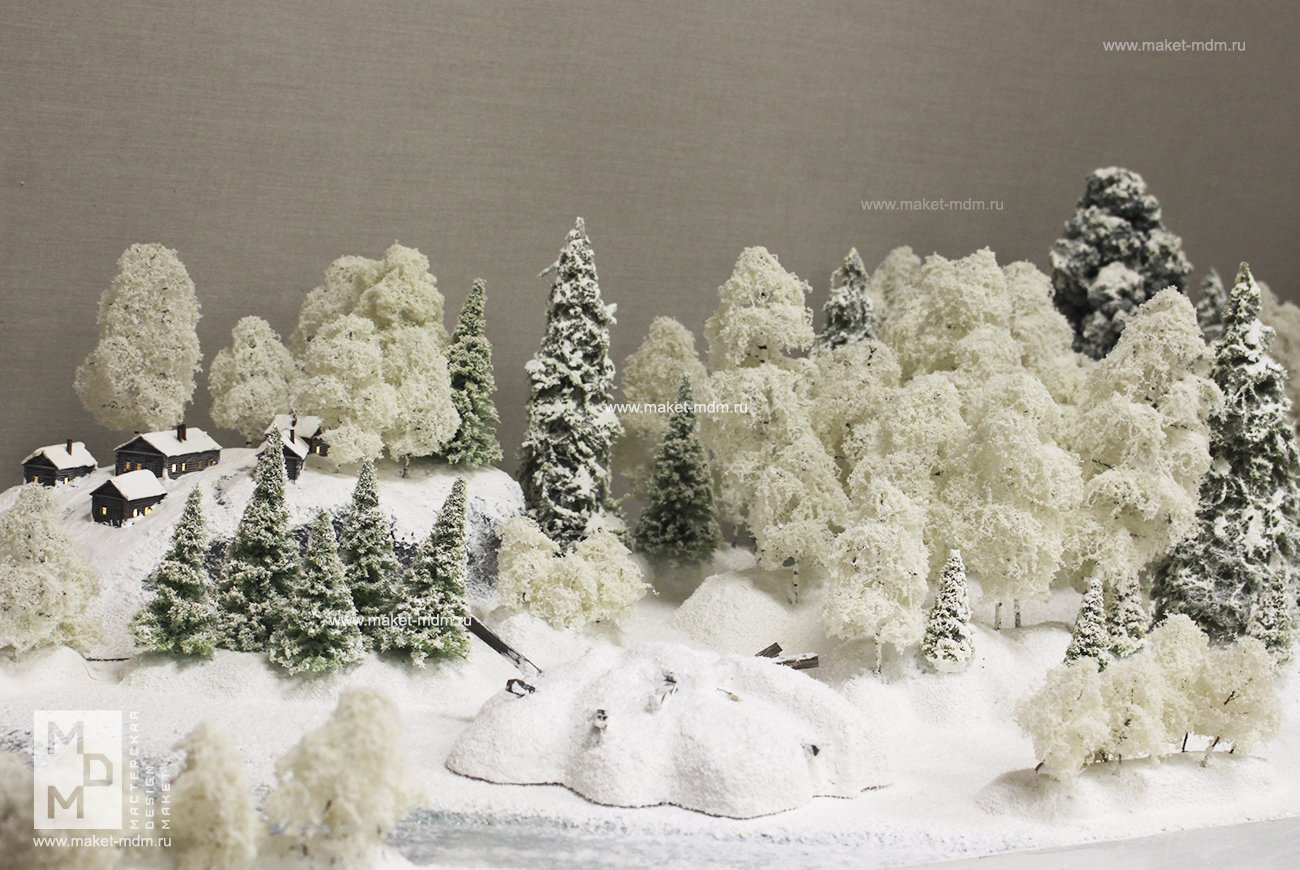 макет облачный полк ТЮЗ