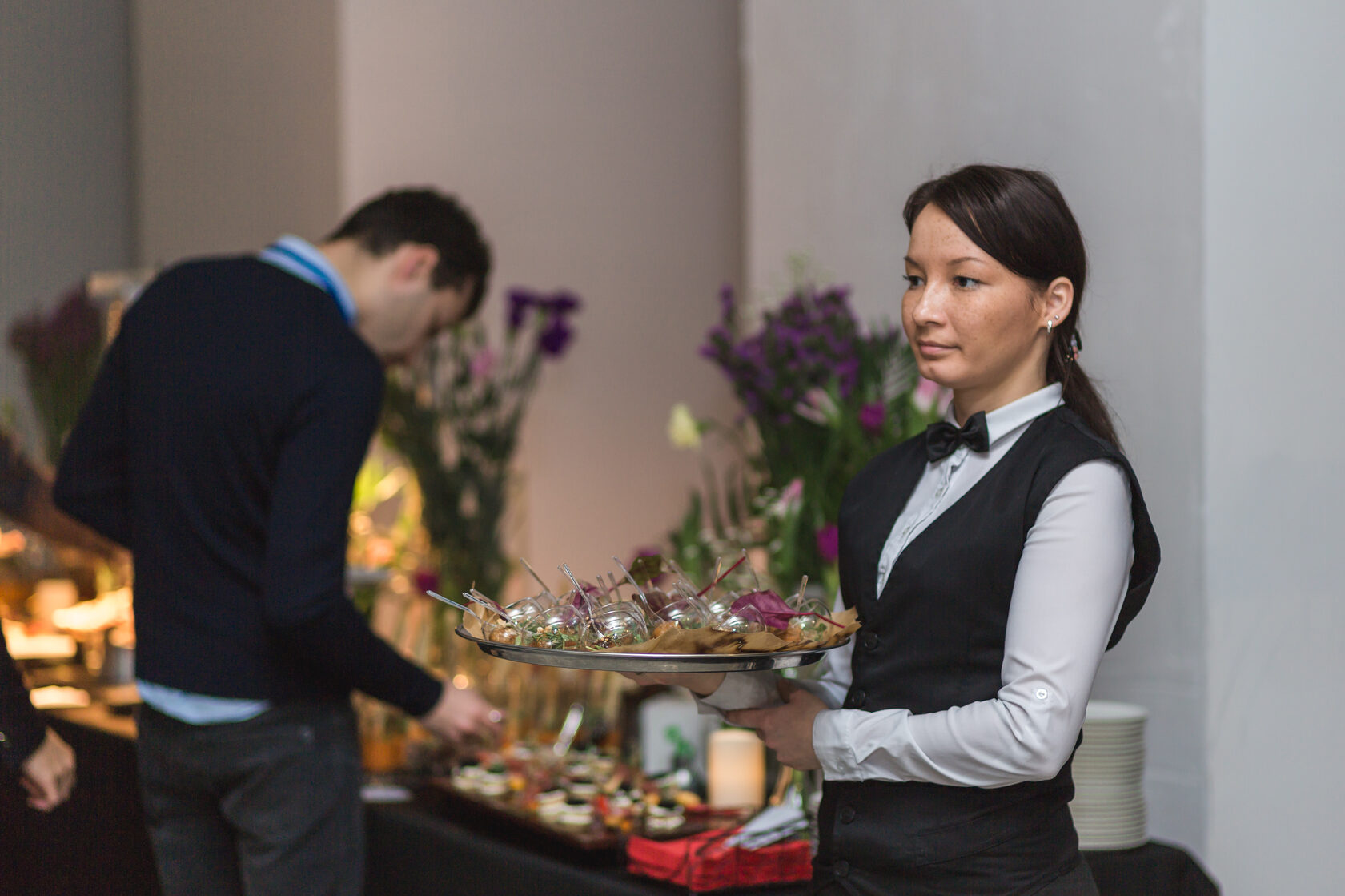Фуршет на форуме Синергия — премиум кейтеринг Smile Event Catering Москва