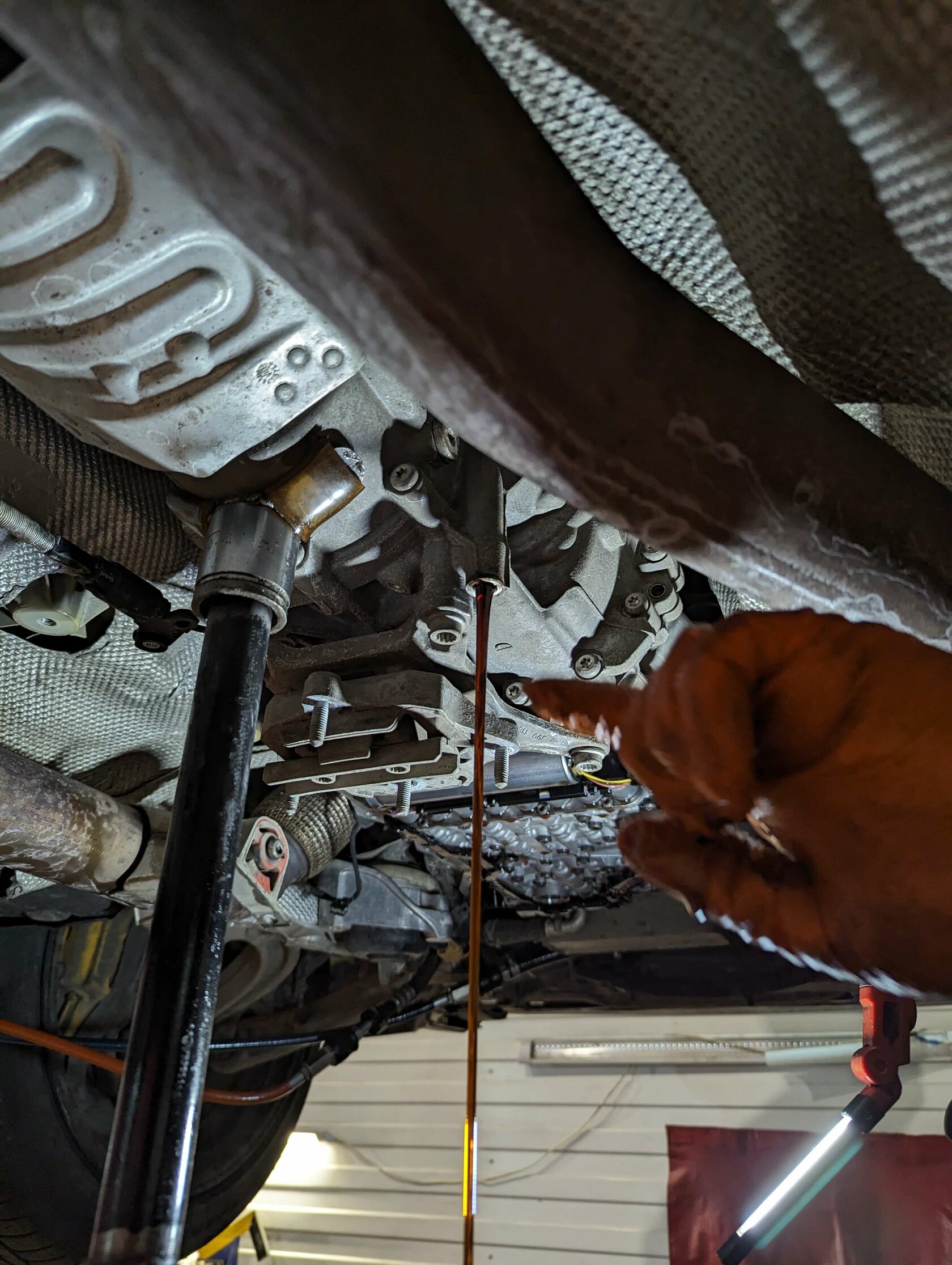 Замена масла в Торсен