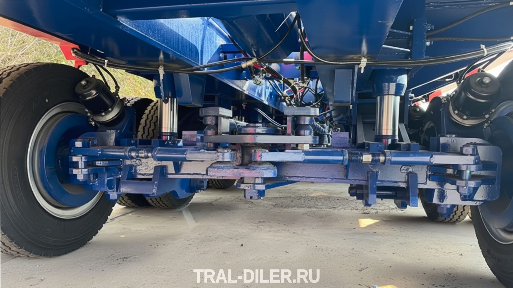 Гидравлическая подвеска трала