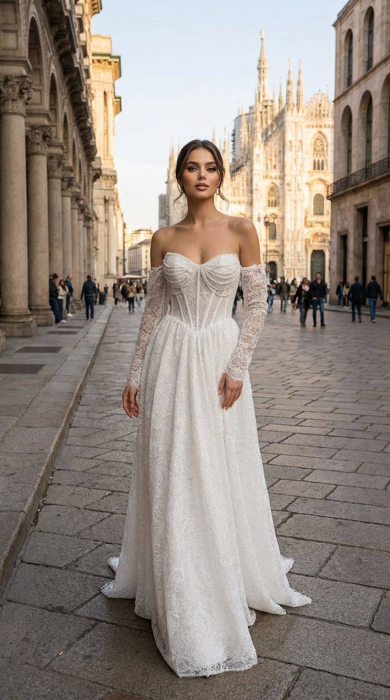 платье свадебное с кружевным верхом Ростов