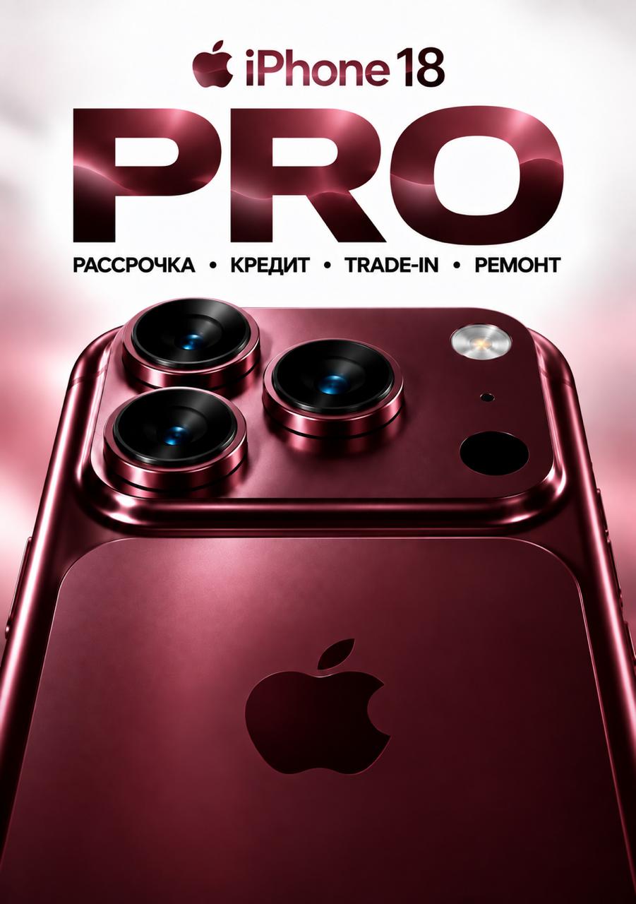 iPhone 18 Pro Max в цвете Burgundy