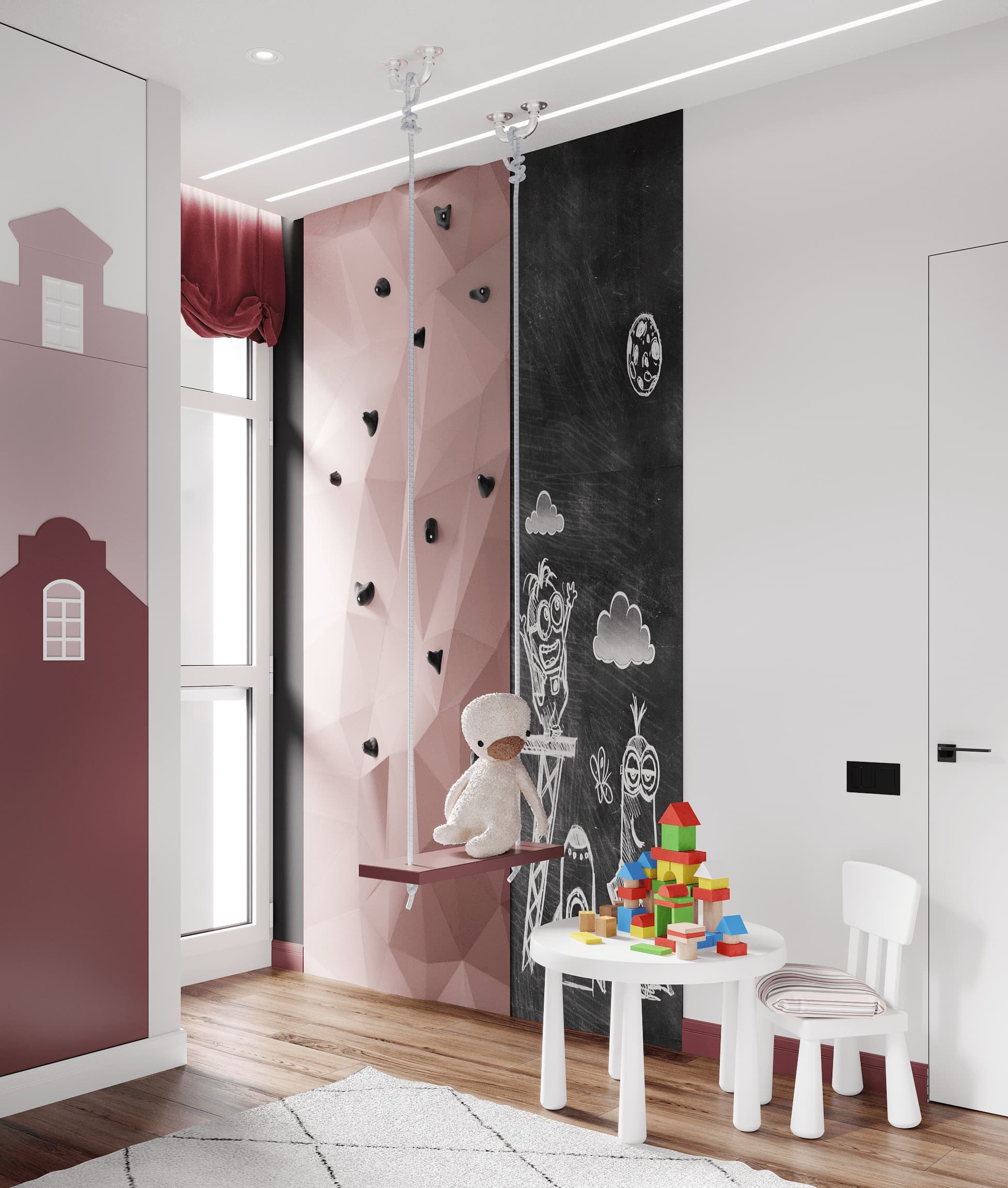 детская комната, мебель для детской, стулья