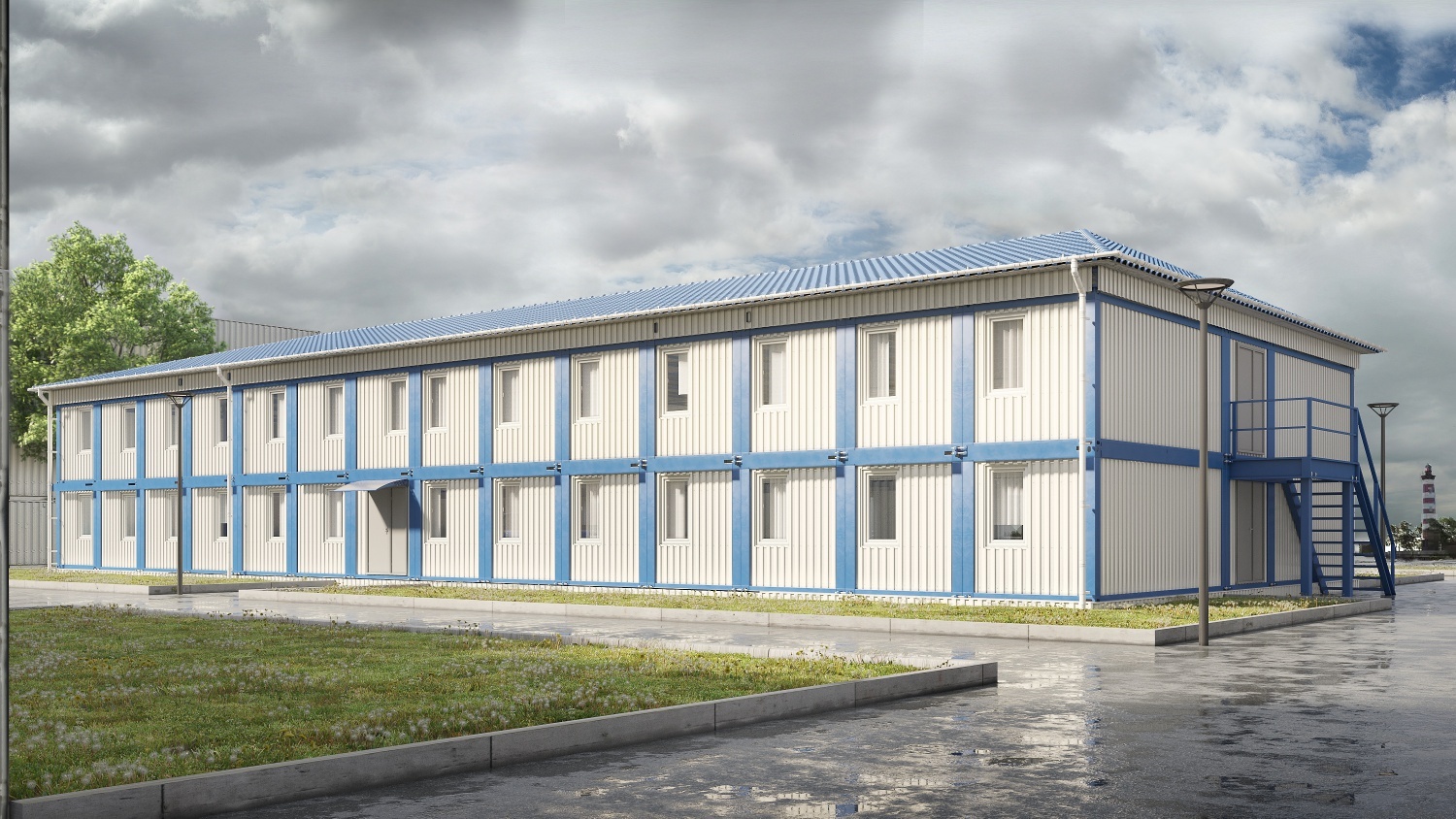 Кущёвской жилой модуль кровля