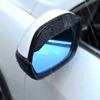 Защита зеркал автомобиля от воды и пыли с козырьком