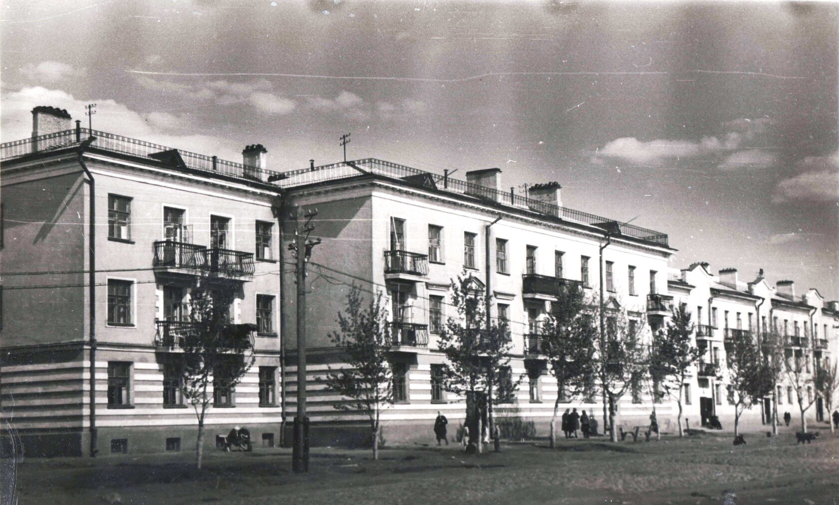 Дом по ул. Алюминиевой, построенный трестом УАС в 1949 г.