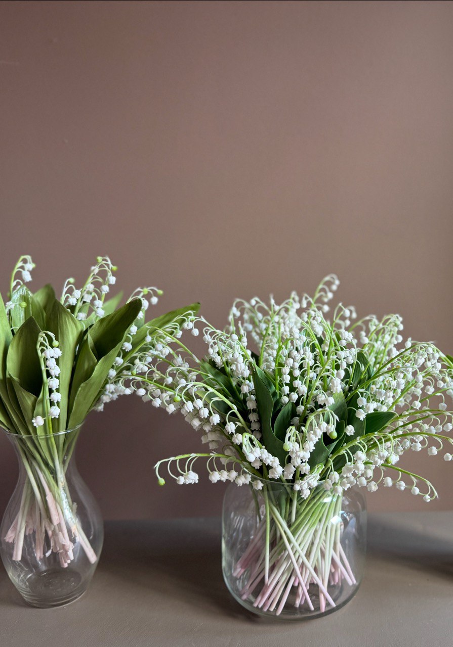 Ландыши handmade; ручная работа; цветы из фарфора 