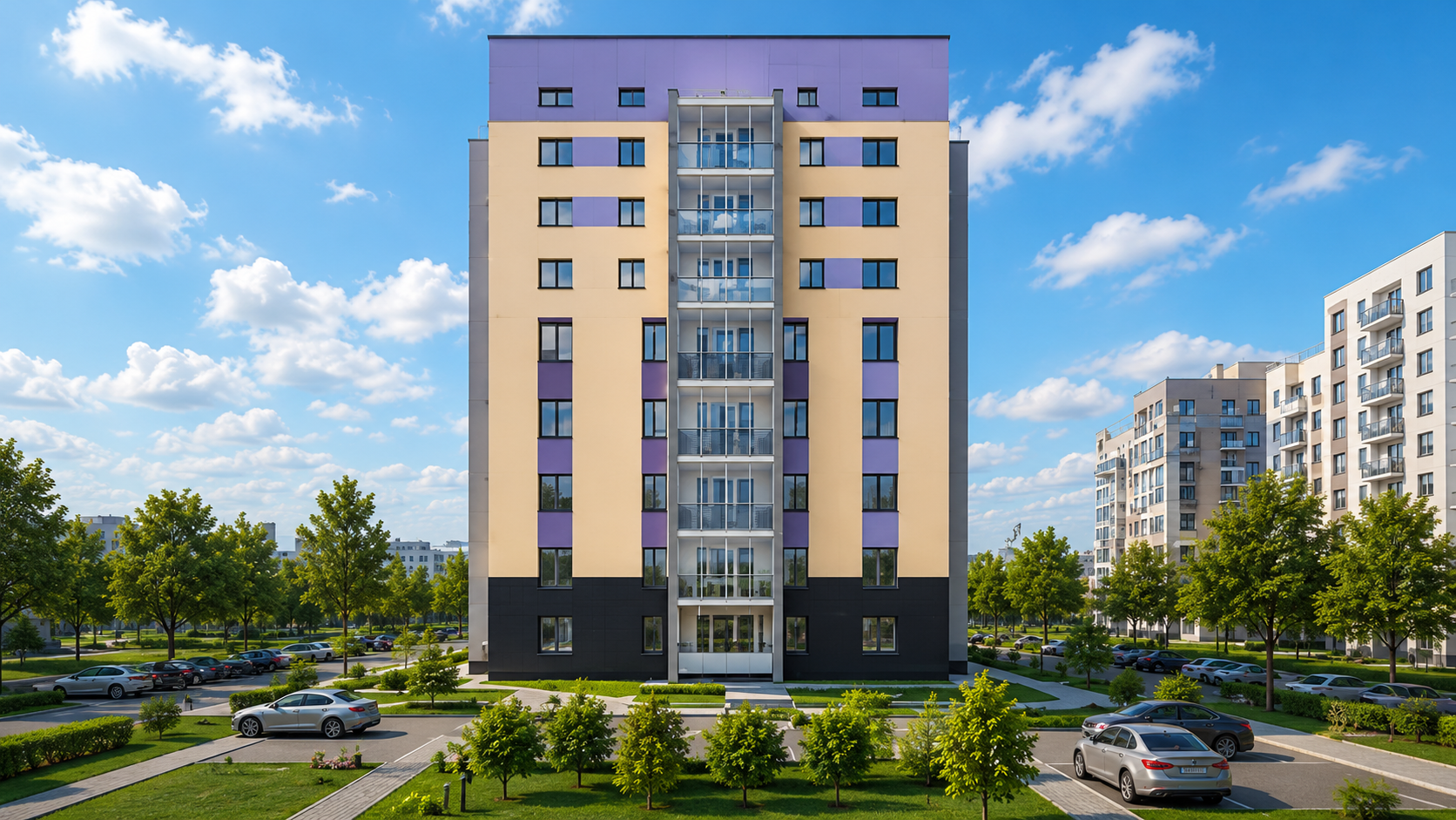 ЖК Краски — визуализация 2