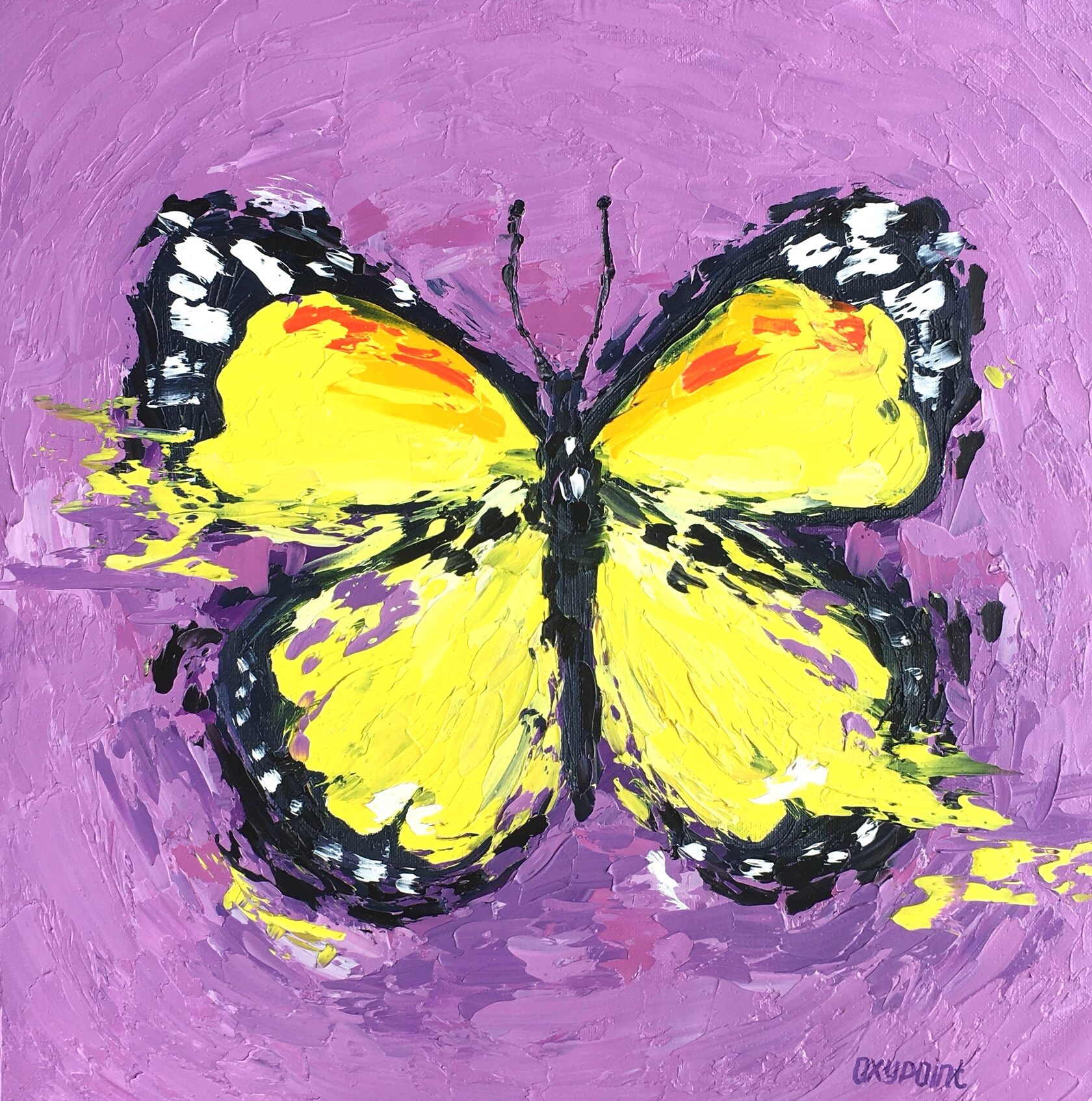 butterfly painting