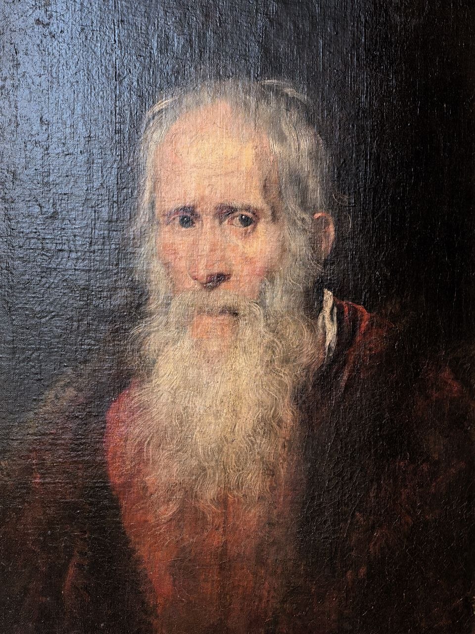 Антонис Ван Дейк (1599–1641). «Голова старика». Холст, масло. Поступление 1764, собрание И.-Э. Гоцковского