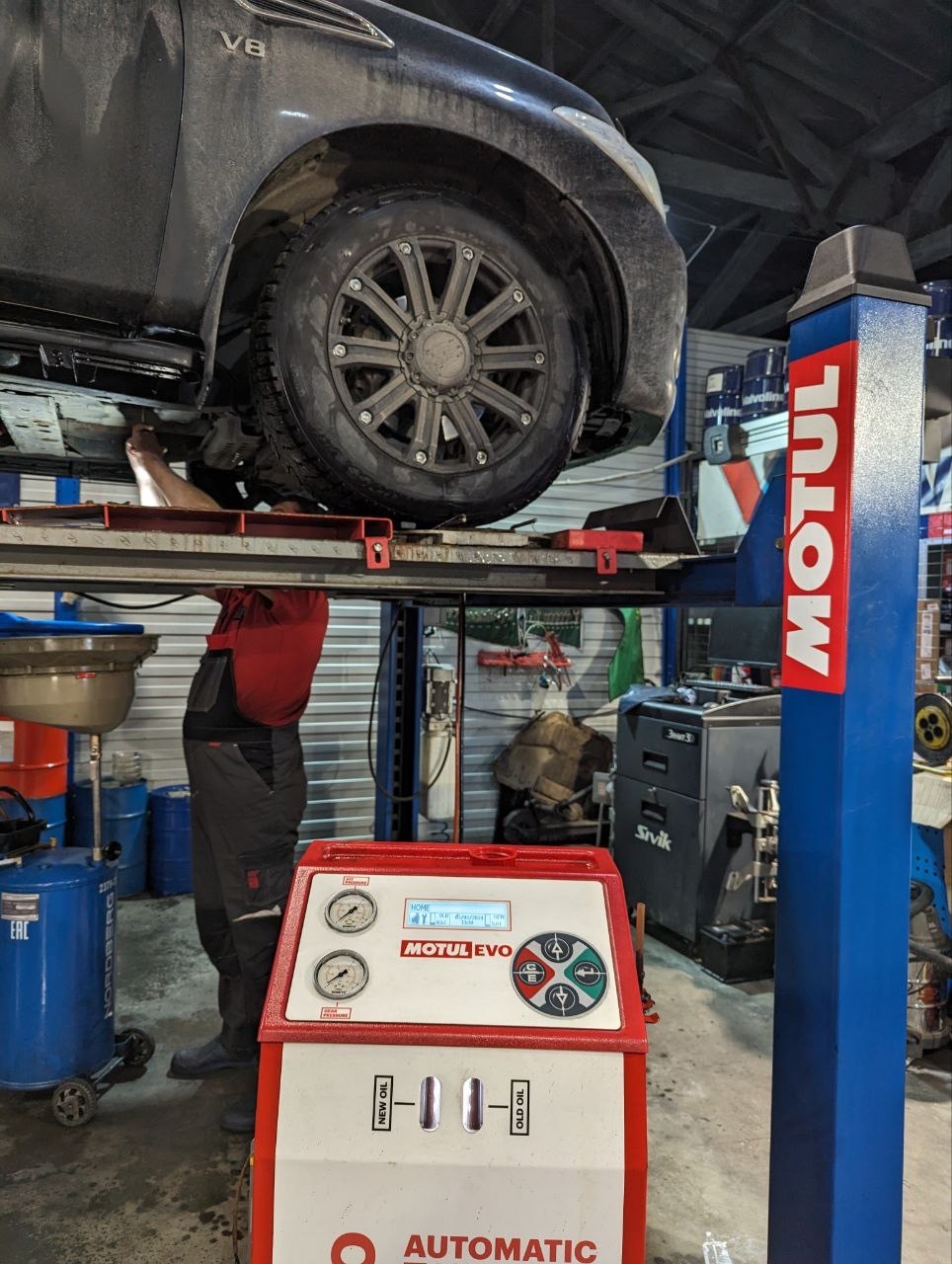 Контроль давления масла АКПП Nissan Patrol