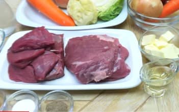 Приготовление ленивых голубцов в духовке: шаг 1