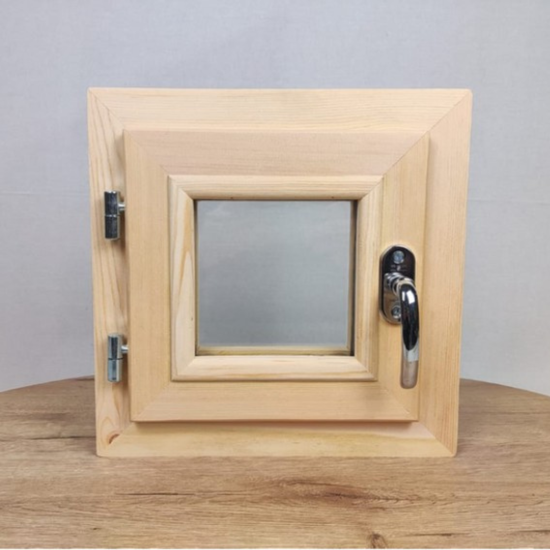 кедровое окно для бани