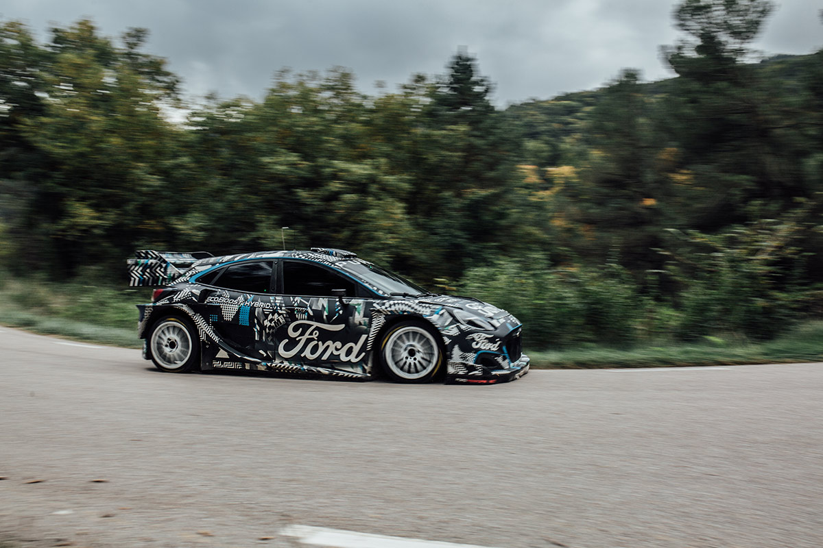 Октябрьские тесты Ford Puma Rally1 в Испании