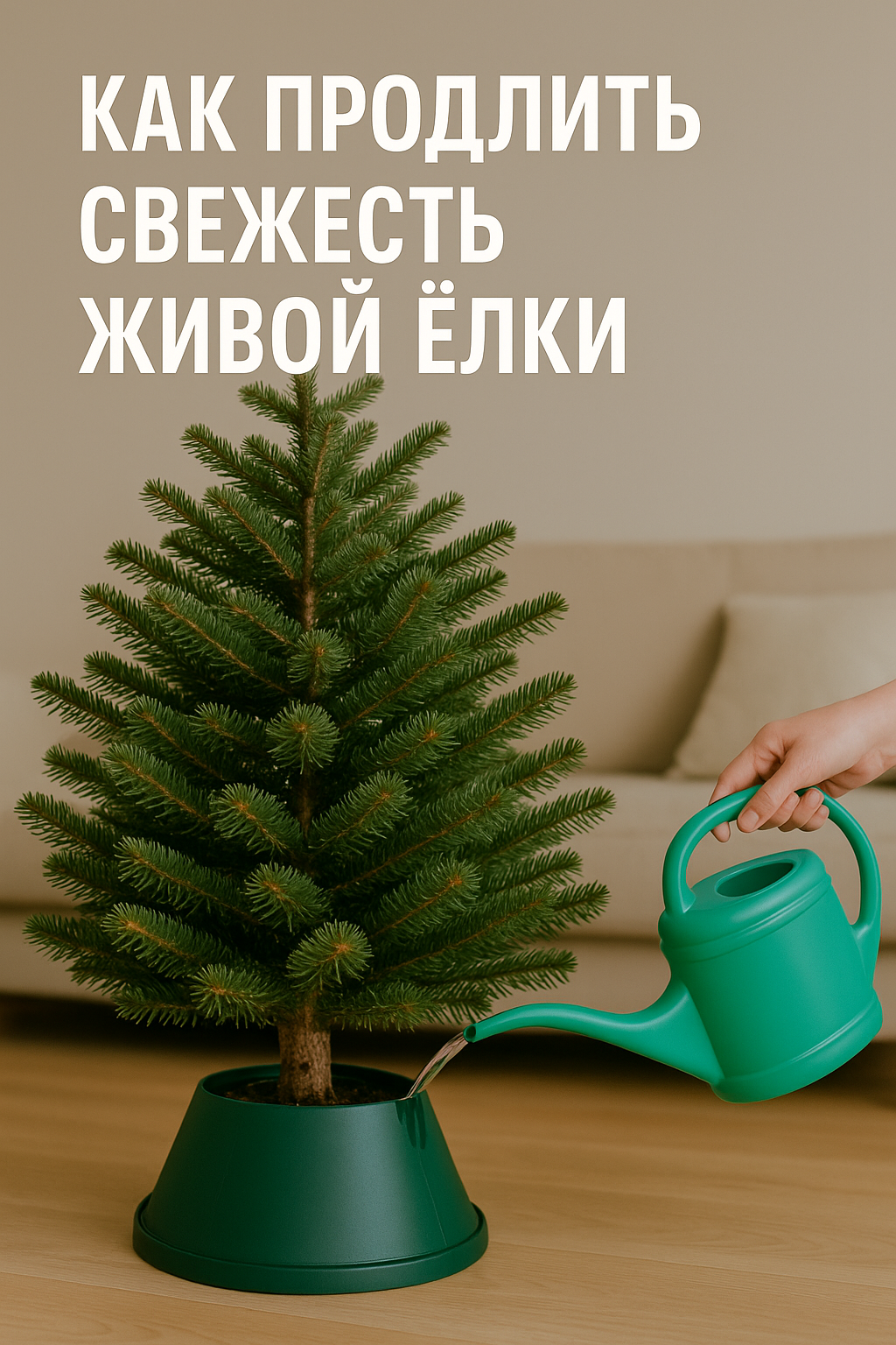 Как продлить свежесть живой ёлки