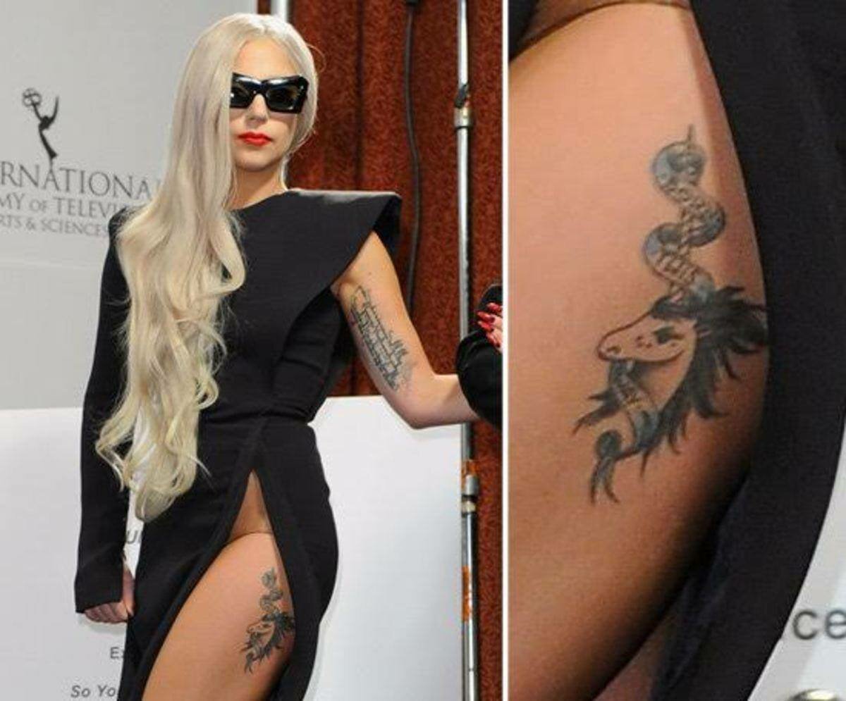 Леди Гага Татуировки