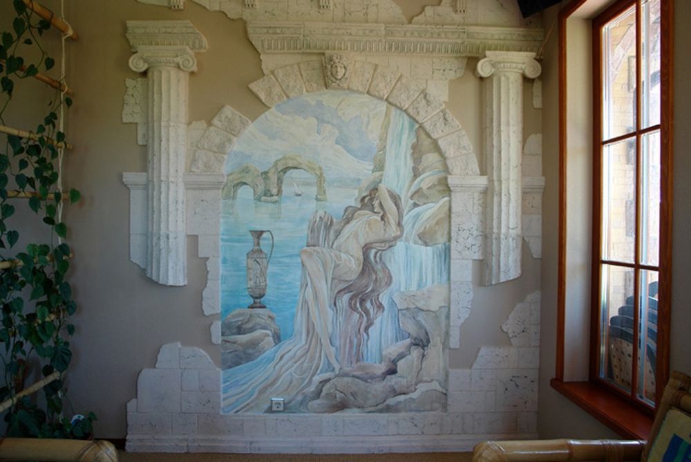 Декоративная роспись стен. Настенная живопись. Роспись стен. Барельеф венеция на стене. Расписывать фресками.