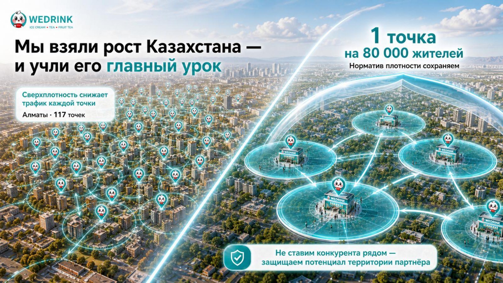 Одна точка на 80 000 жителей: защищаем потенциал территории партнёра