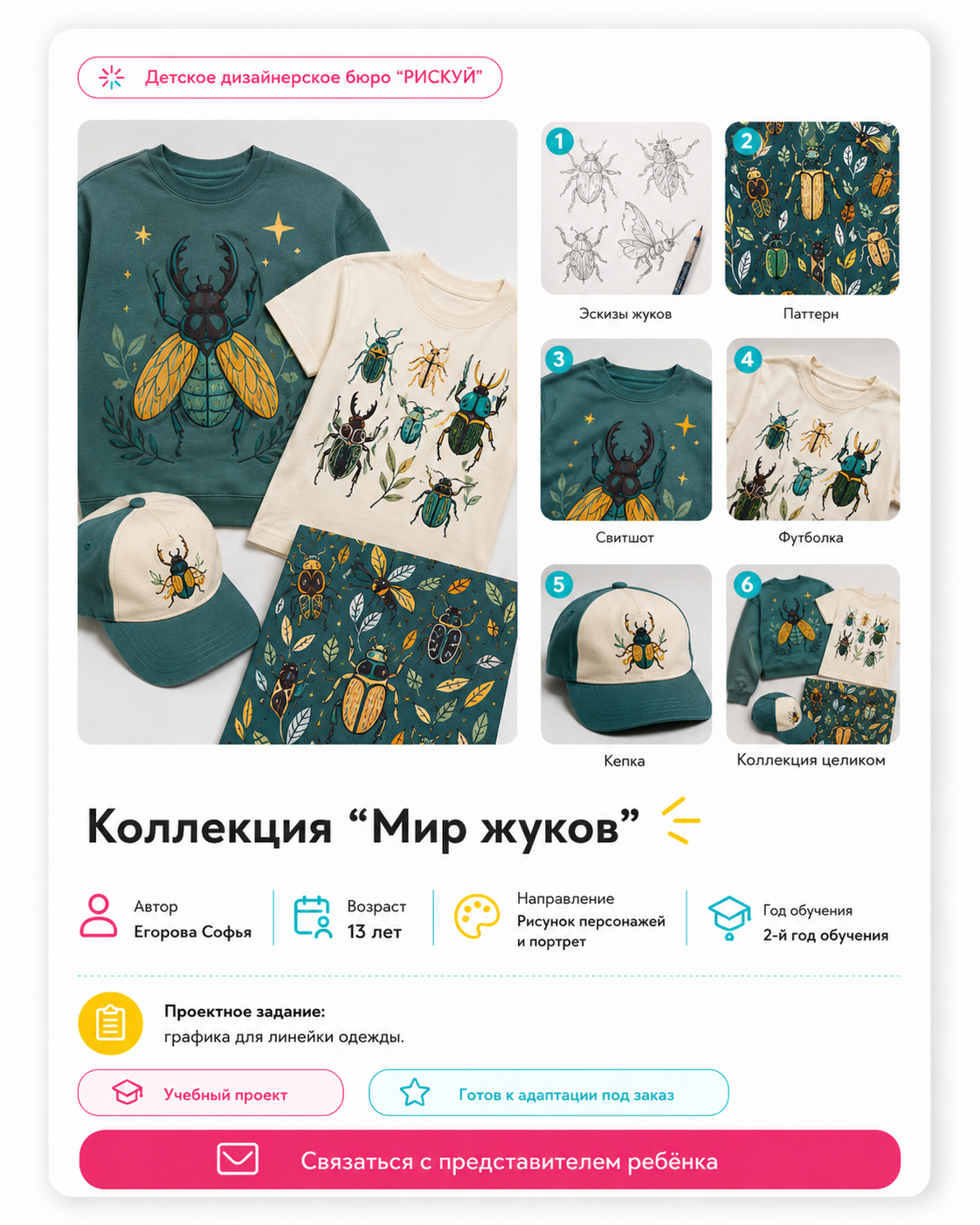 Коллекция паттернов и одежды