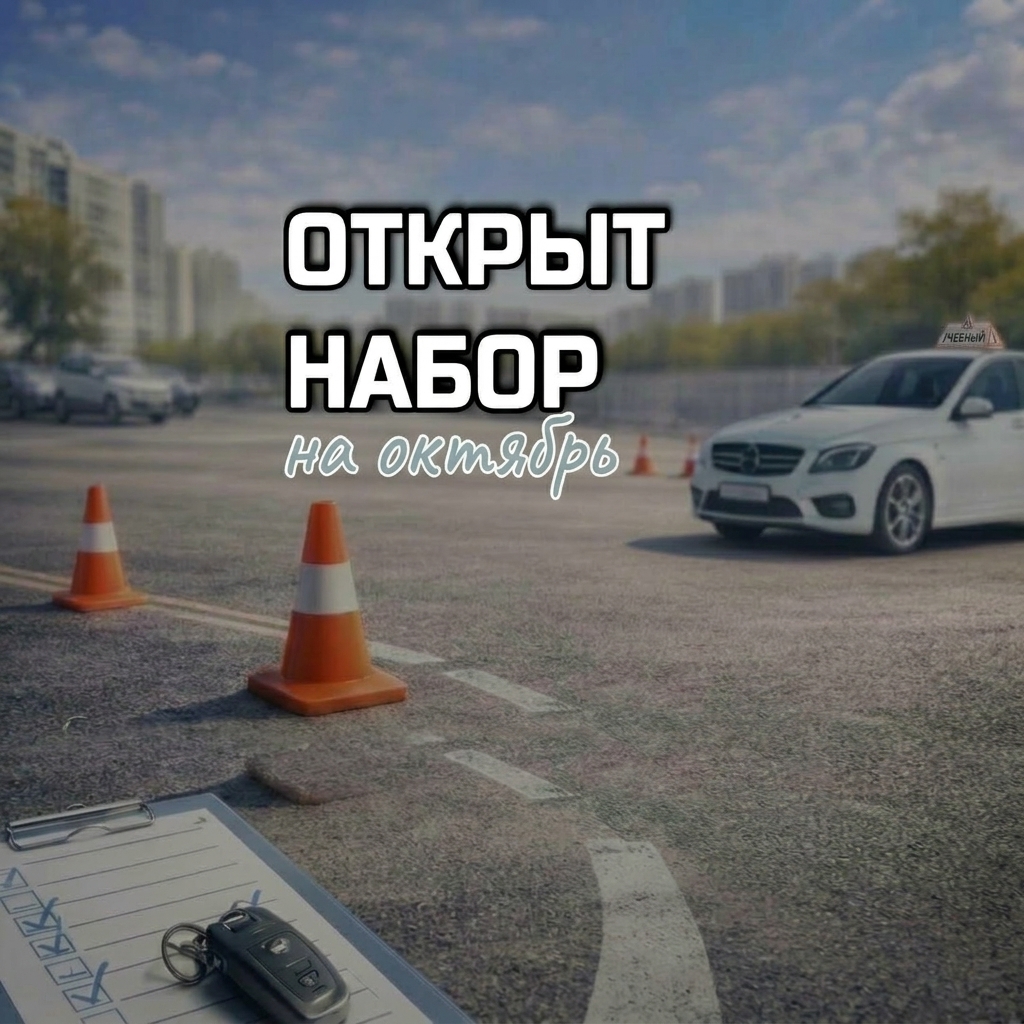 Инструктор автошколы ДОСААФ с учеником