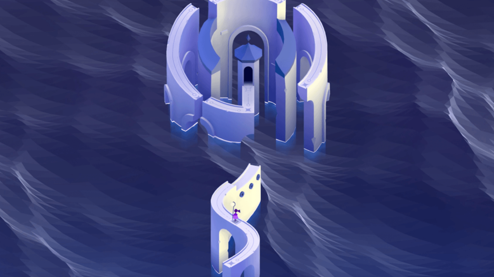 Кадр из мобильной игры Monument Valley 3