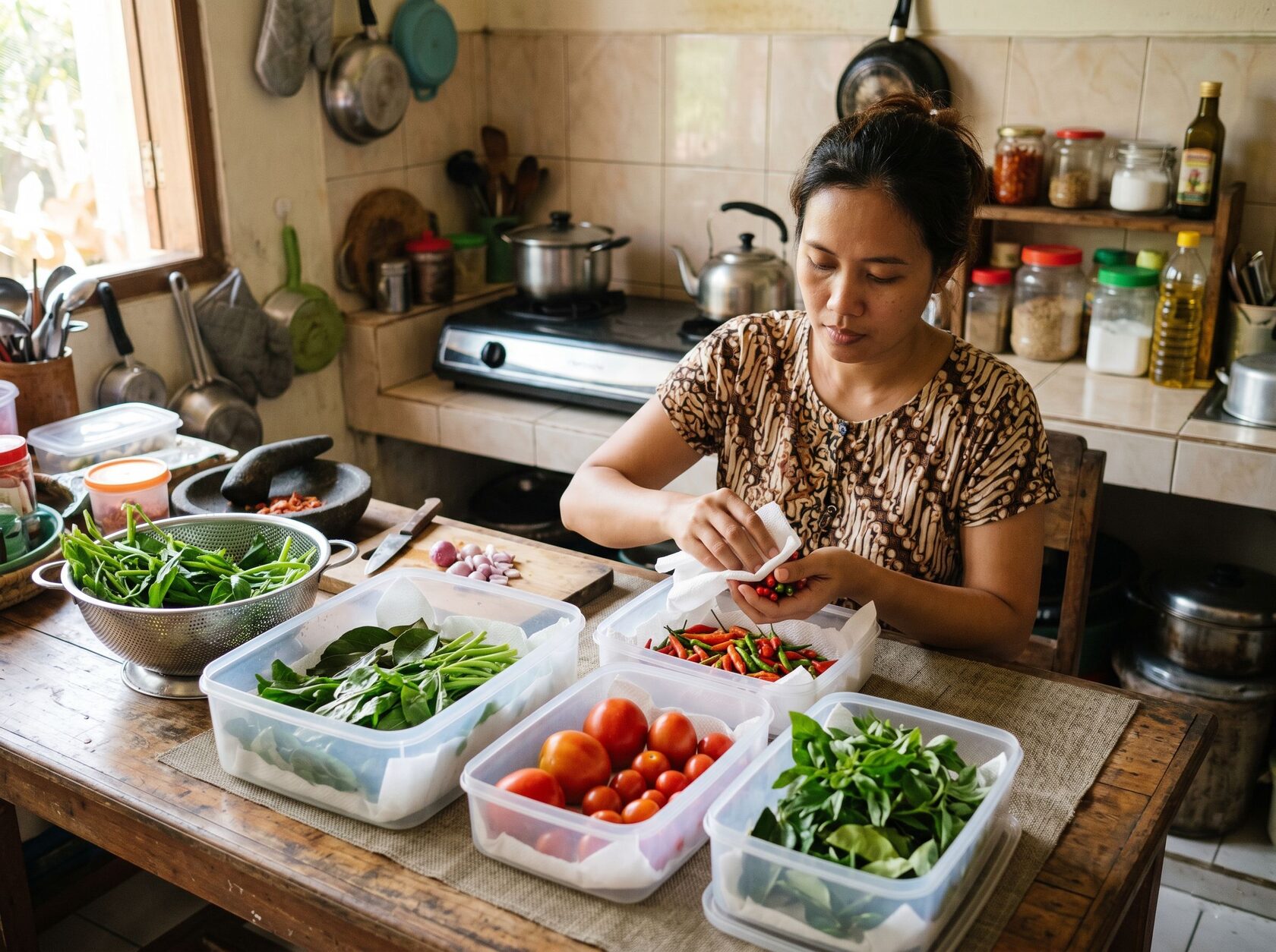 cara menyimpan sayur dan cabai agar tidak cepat busuk