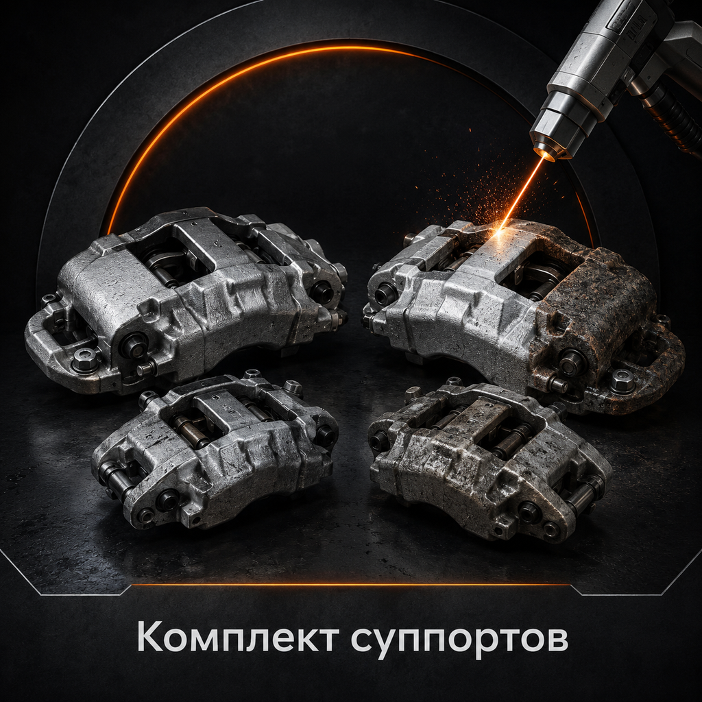 Очистка суппортов лазером