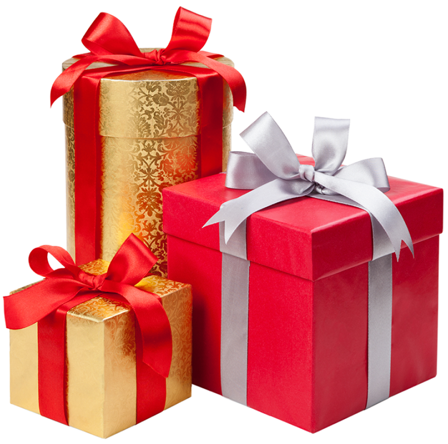 Red gifts. Подарок. Подарочные коробки. Новогодние подарки. Подарок без фона.