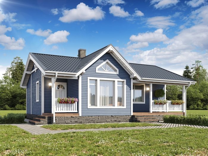 Каркасный дом в юге России недорого