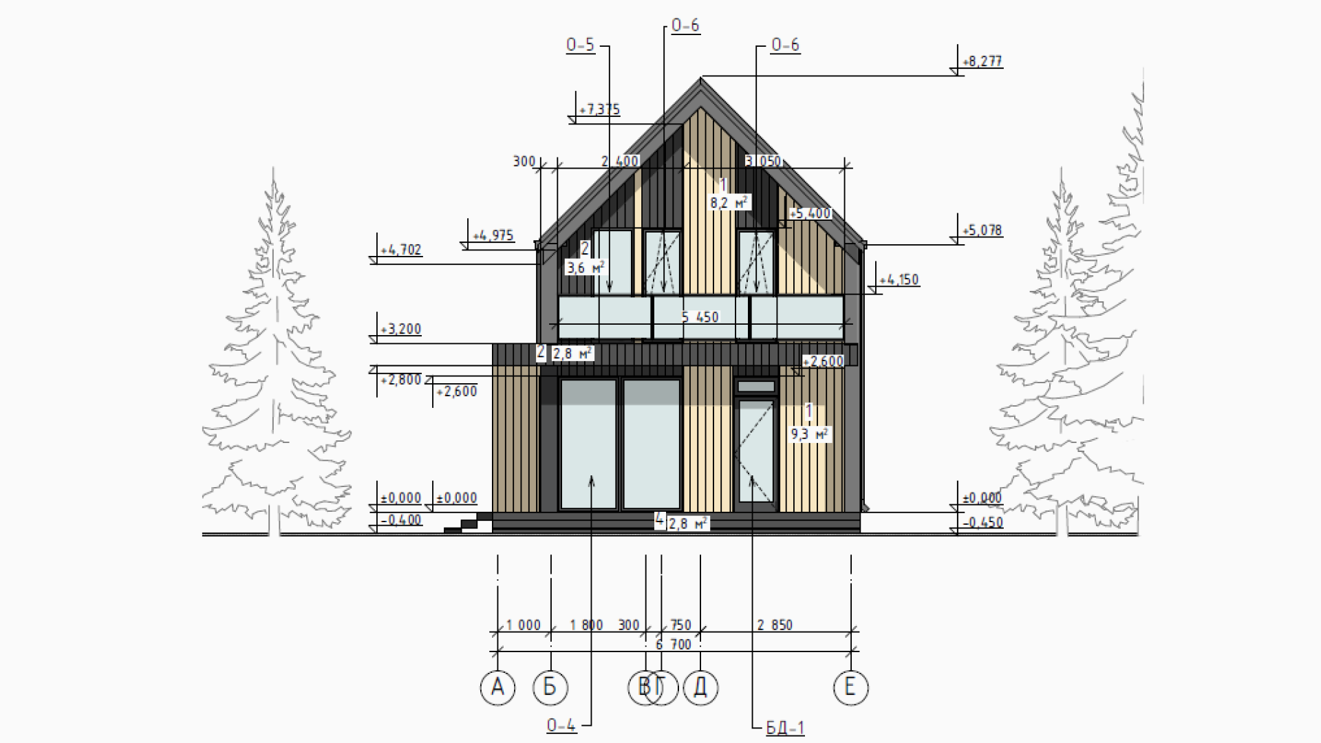 Gallery of Villa Slow / Laura Alvarez Architecture - 31 Architectural section, H