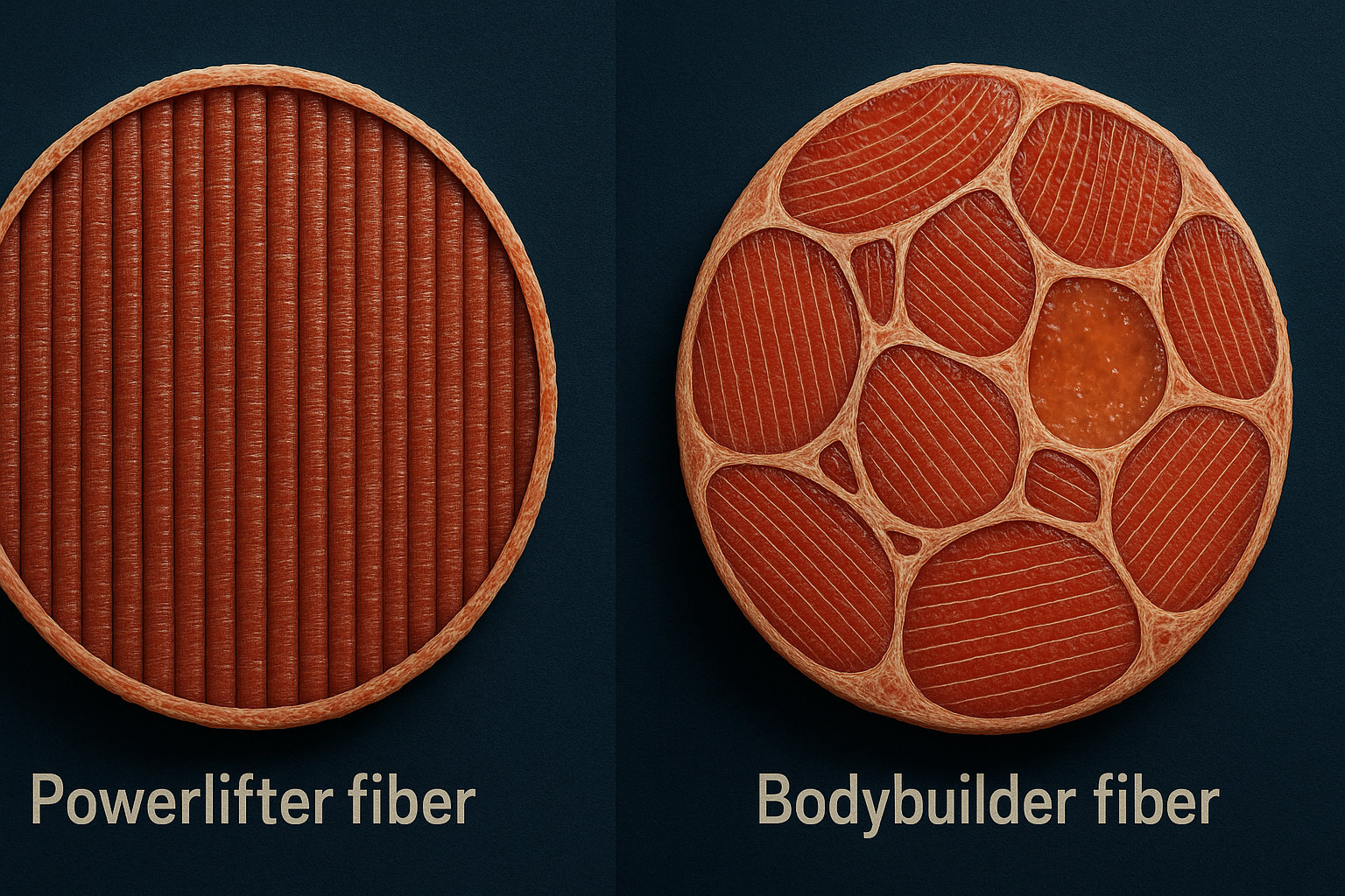  Влияние на силовые показатели: почему миофибриллы важнее объема