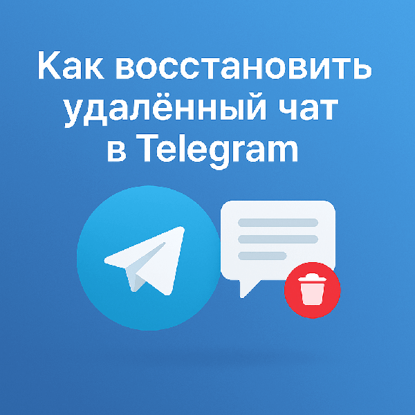Как восстановить удалённый чат в Telegram