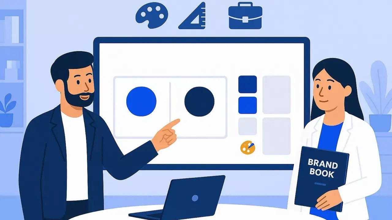 Команда Метриум разрабатывает бренд-бук