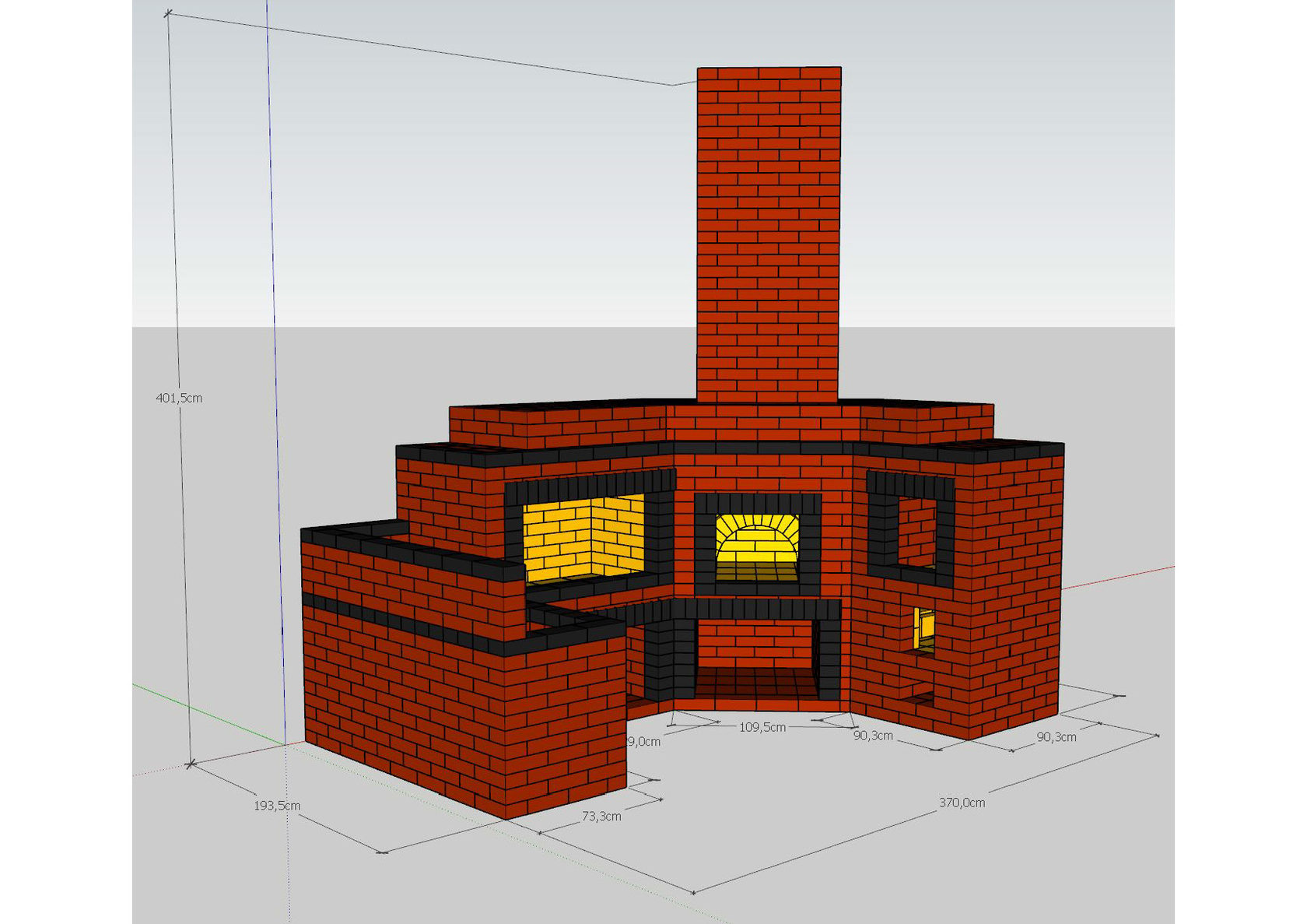 Проекты мангалов из кирпича с точными расчетами