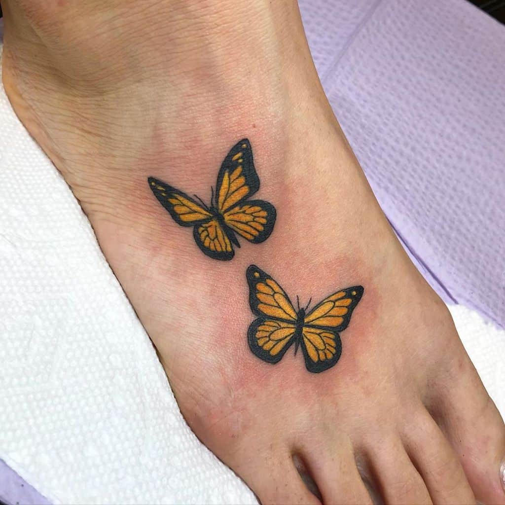 Татуировка бабочки 2021
