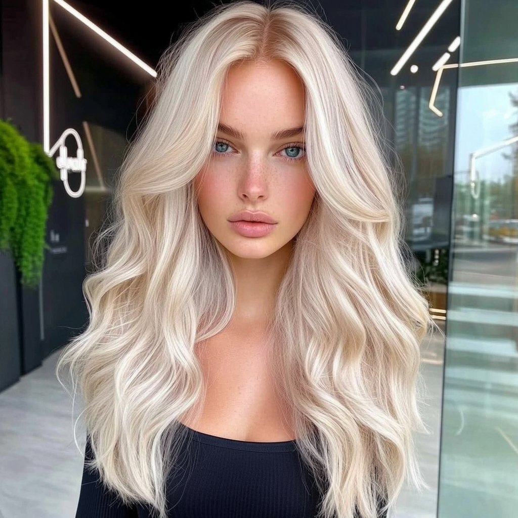 Чистый холодный блонд без желтого подтона