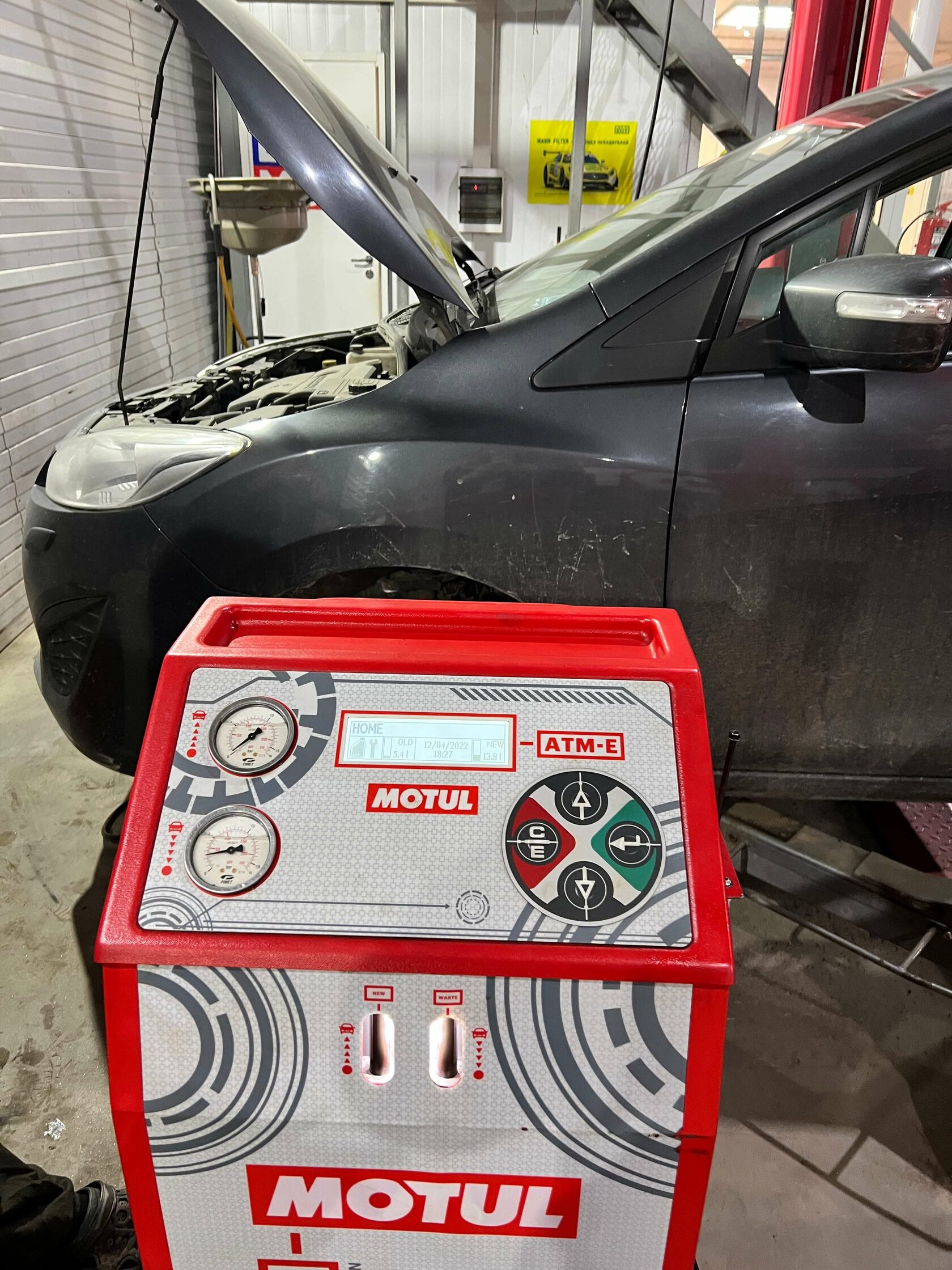 Состояние старого масла в АКПП Mazda 5